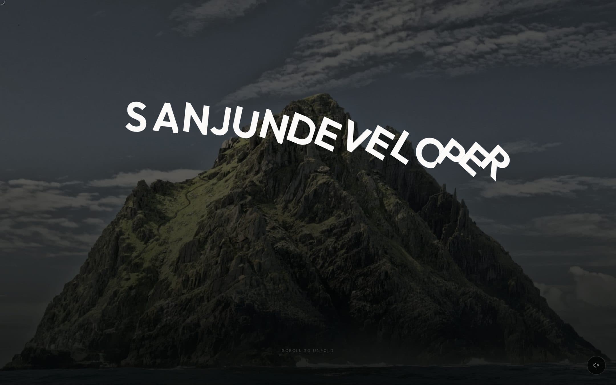 Sanjun Dev portfolio home page