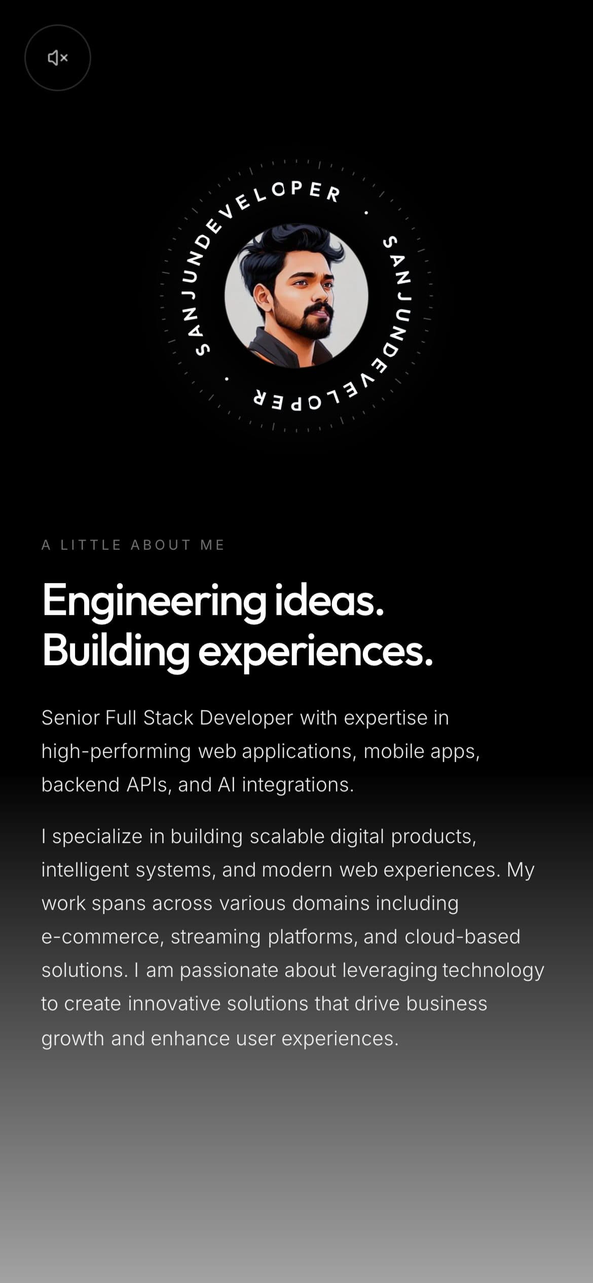 Sanjun Dev on mobile — screen 4